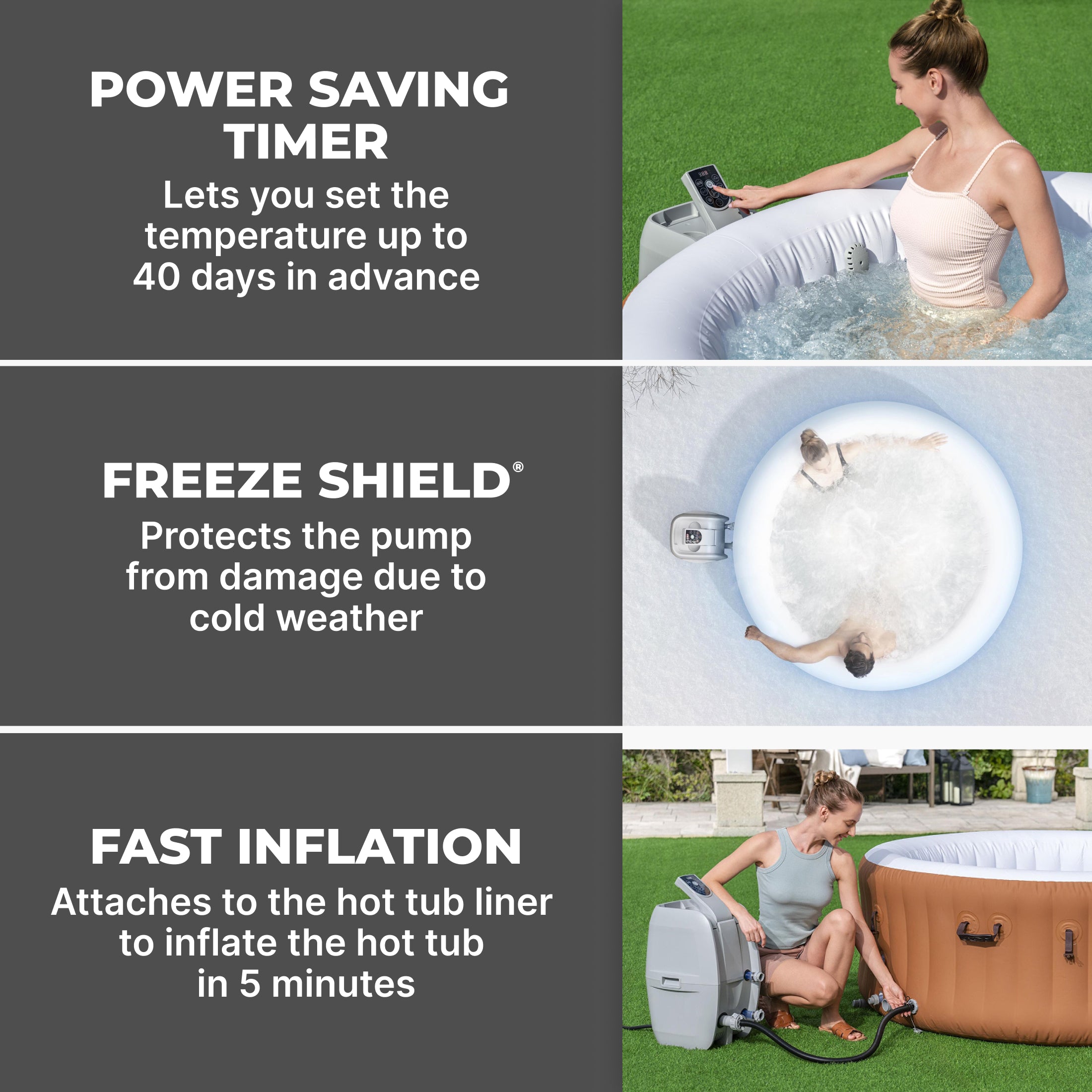 SaluSpa AirJet Smart Hot Tub Heater Pump with App-Control - Image 4